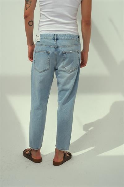 Erkek Diaz Slim Fit Kot Pantolon Mavi