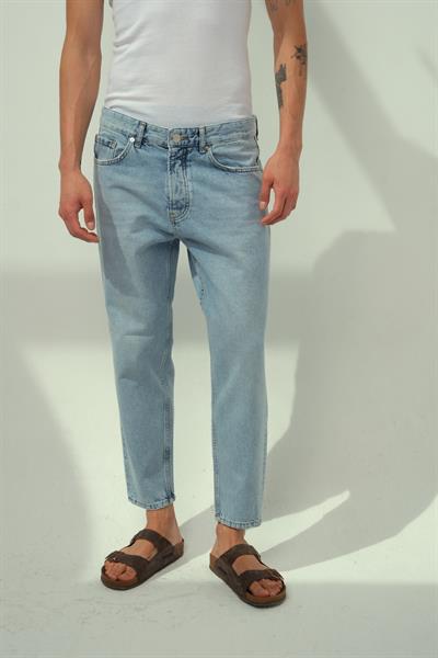 Erkek Diaz Slim Fit Kot Pantolon Mavi