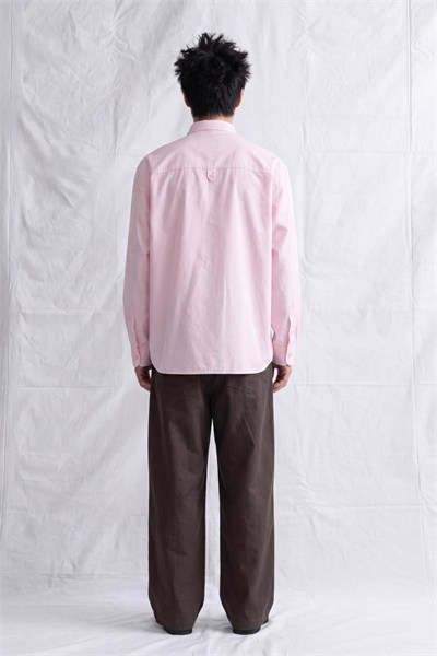 Erkek Lugano Oversize Cepli Gömlek Pembe