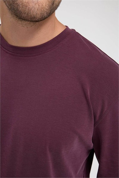 Erkek Roma&Monada  Oversize Oysho Kumaş Takım Bordo