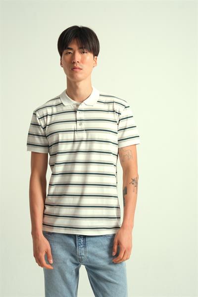 Erkek Lorex Polo Yaka Düğmeli Tshirt Gri