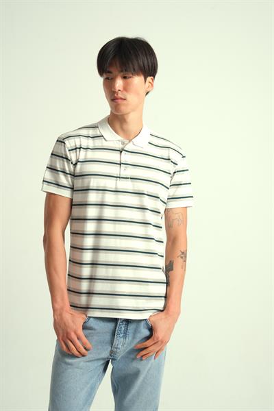 Erkek Lorex Polo Yaka Düğmeli Tshirt Gri