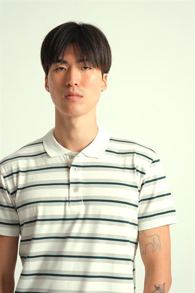 Erkek Lorex Polo Yaka Düğmeli Tshirt Gri