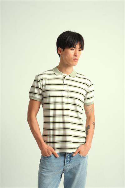 Erkek Lorex Polo Yaka Düğmeli Tshirt Yeşil