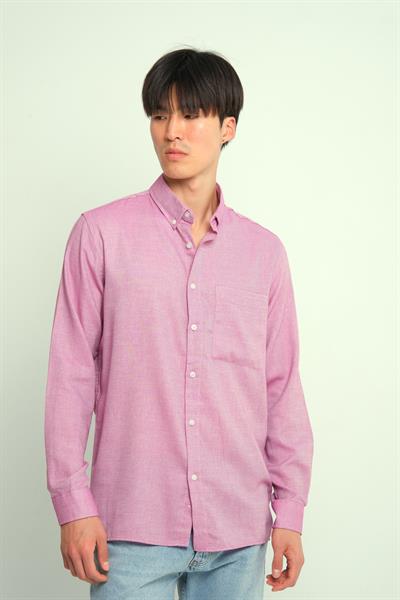 Erkek Oxcep %100 Pamuk Cepli Gömlek Pembe