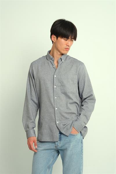 Erkek Oxcep %100 Pamuk Cepli Gömlek Siyah