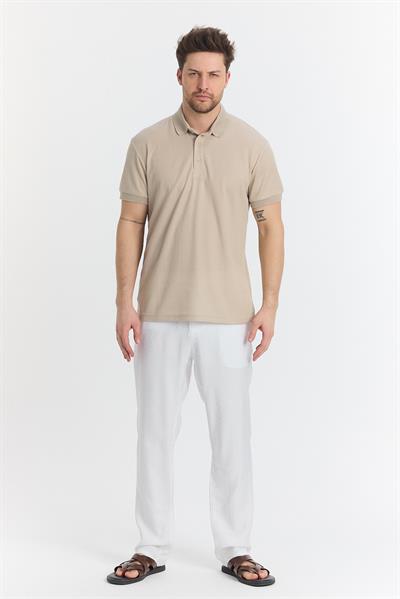 Peoy Casual Tshirt Bej