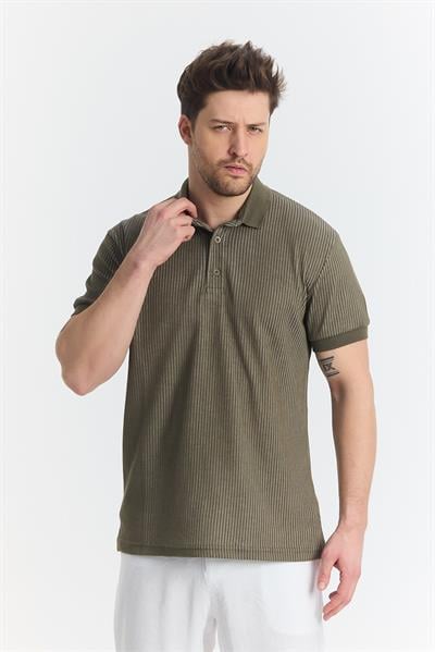 Peoy Casual Tshirt Haki Yeşil