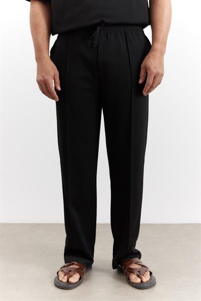 Ravello Örme Kumaş Pantolon Siyah