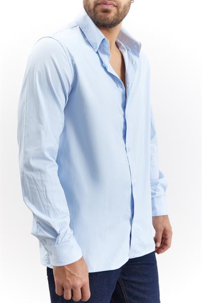 Sagres Klasik Gömlek Bebe Mavi