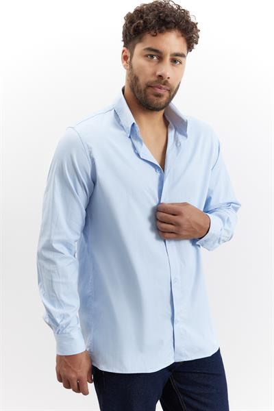 Sagres Klasik Gömlek Bebe Mavi