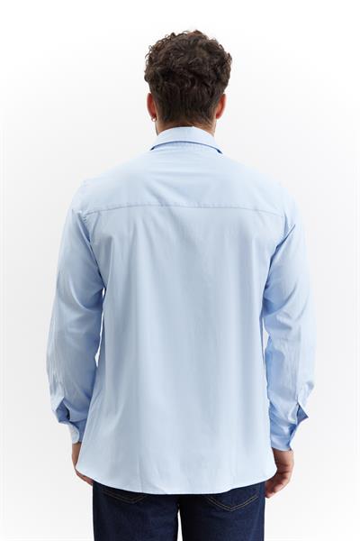 Sagres Klasik Gömlek Bebe Mavi