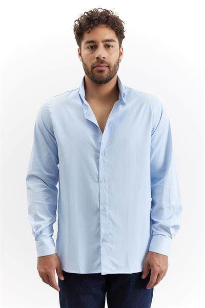 Sagres Klasik Gömlek Bebe Mavi