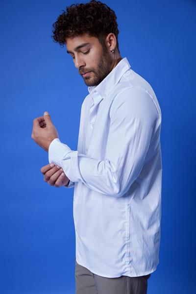 Sagres Klasik Gömlek Beyaz