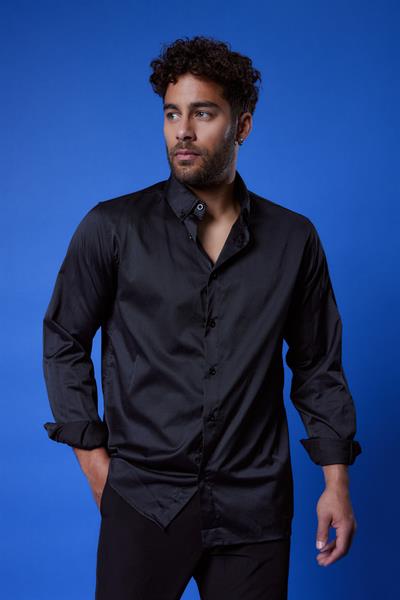 Sagres Klasik Gömlek Siyah