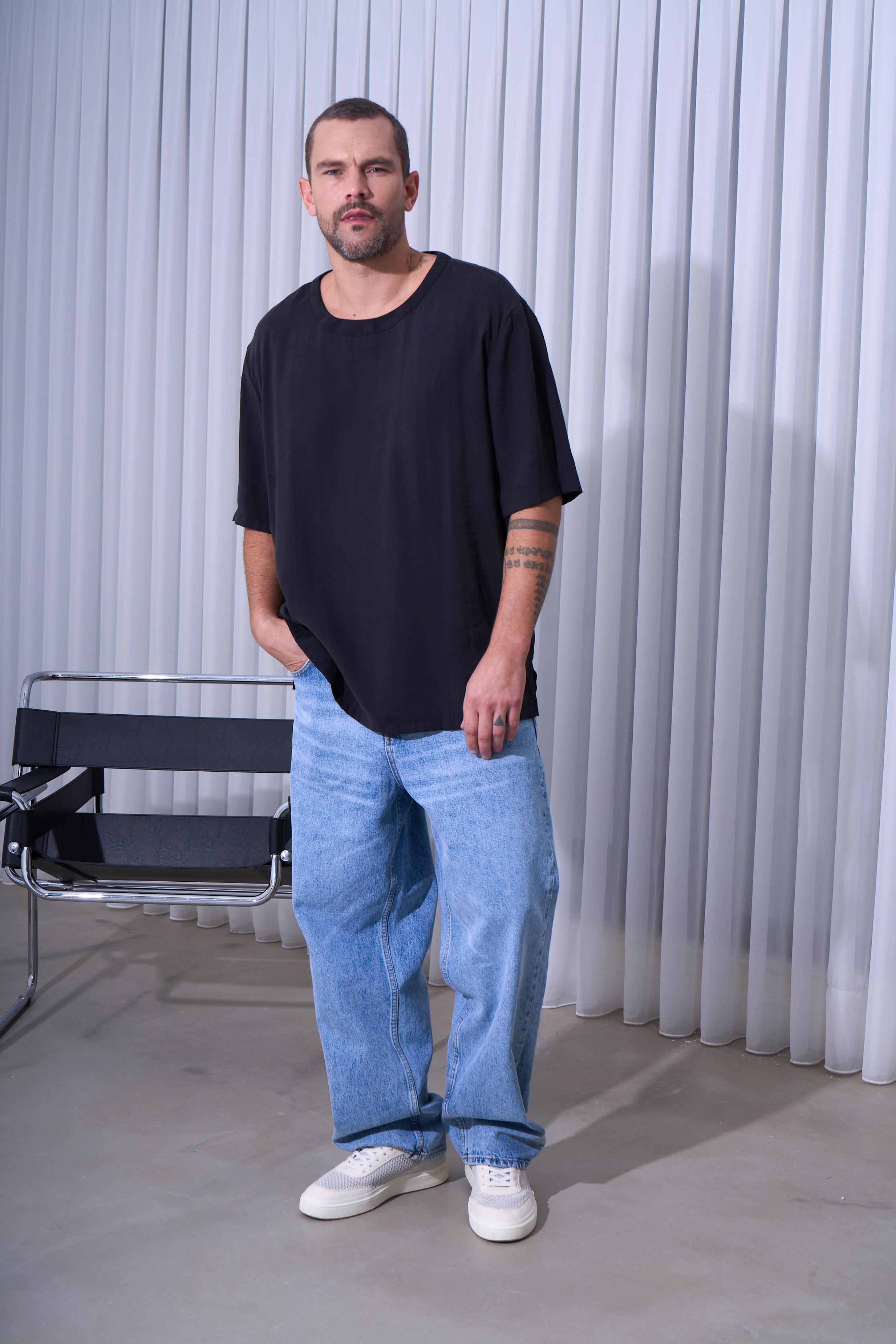 Colmar Oversize Modal Tshirt Siyah