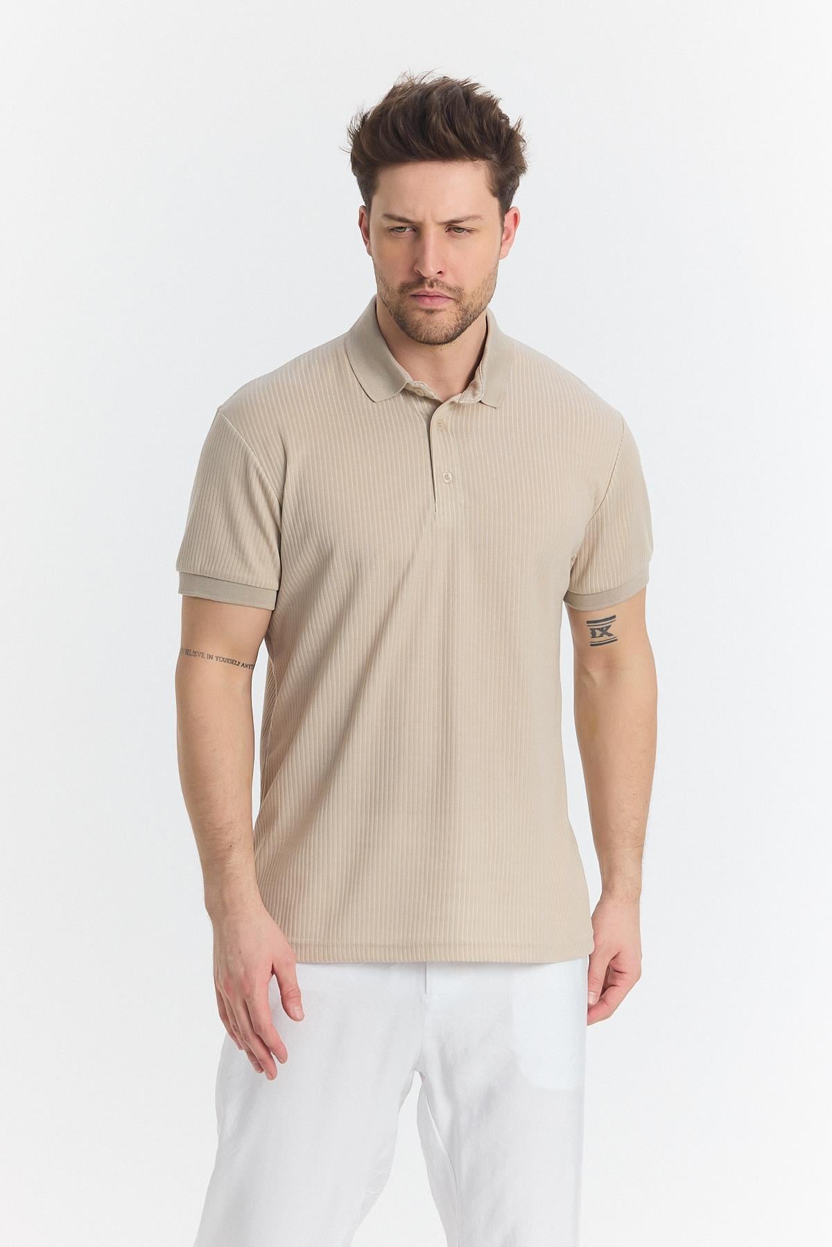 Peoy Casual Tshirt Bej