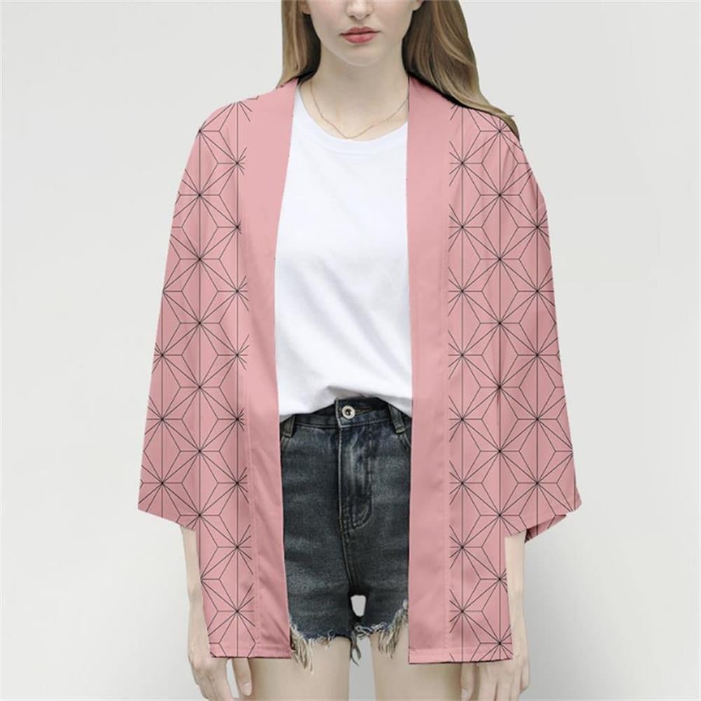 Anime Demon Slayer Kimetsu No Yaiba Kamado Nezuko Unisex Kimono