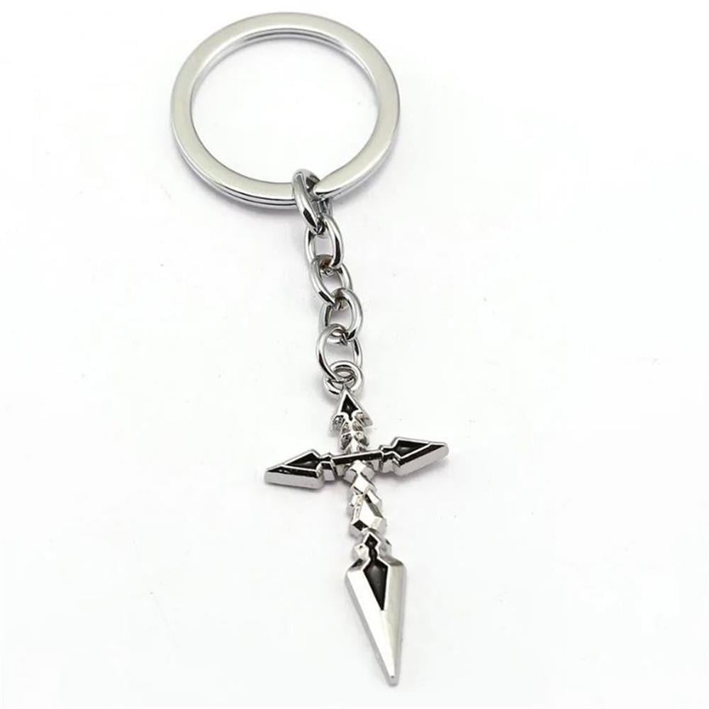 Anime Genshin Impact - Saber Cross Metal Anahtarlık