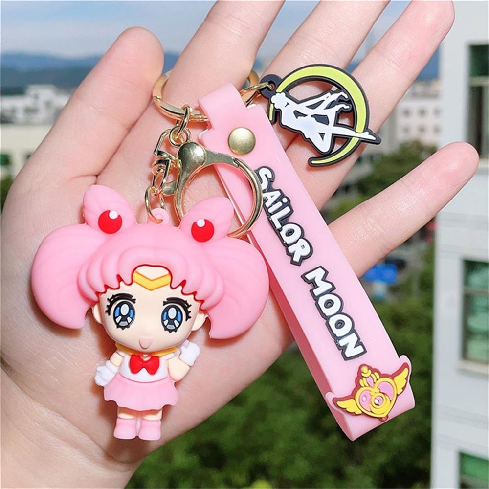 Anime Sailor Moon - Chibimoon Silikon Anahtarlık