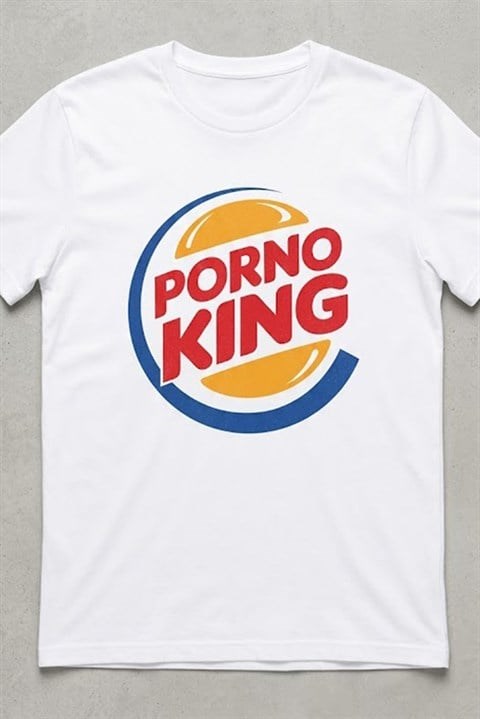 Beyaz Porno King Unisex T-Shirt