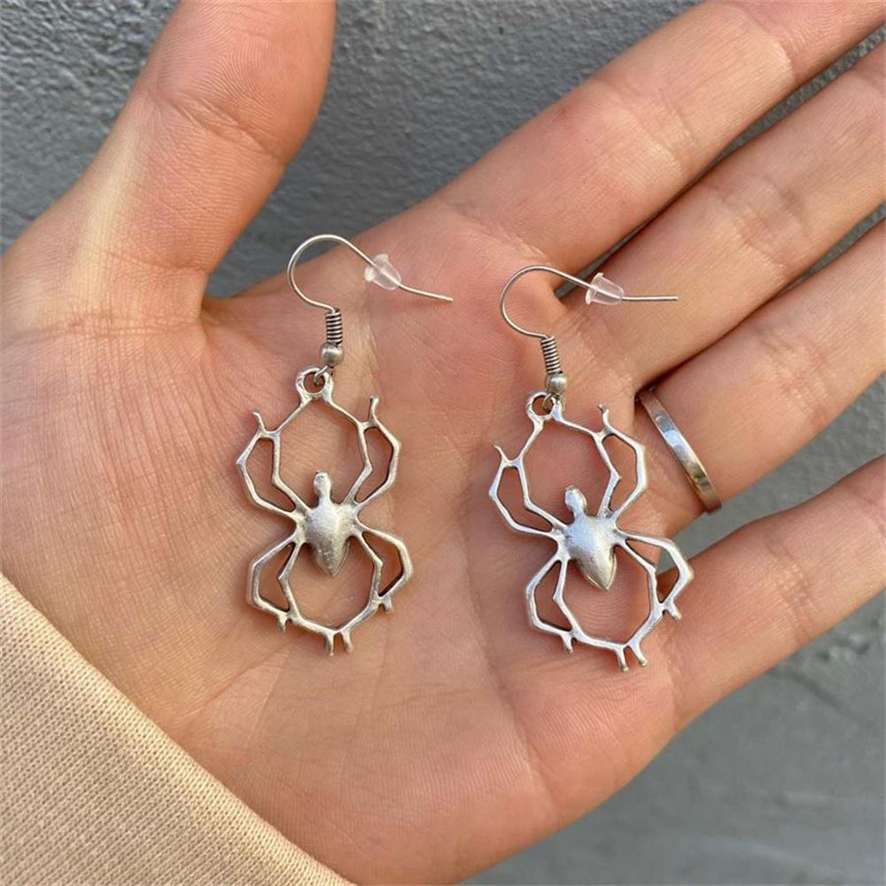 Geometric Spider Küpe