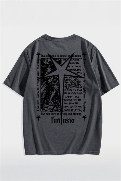 Gri Fantasia Grunge Y2K Unisex T-Shirt