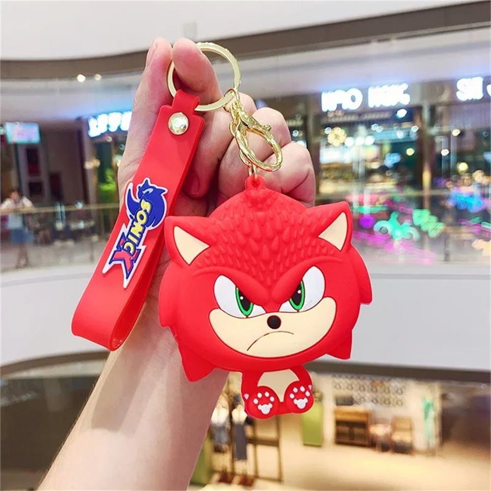 Kırmızı Sonic Boom Face Silikon Bozuk Para Cüzdanı