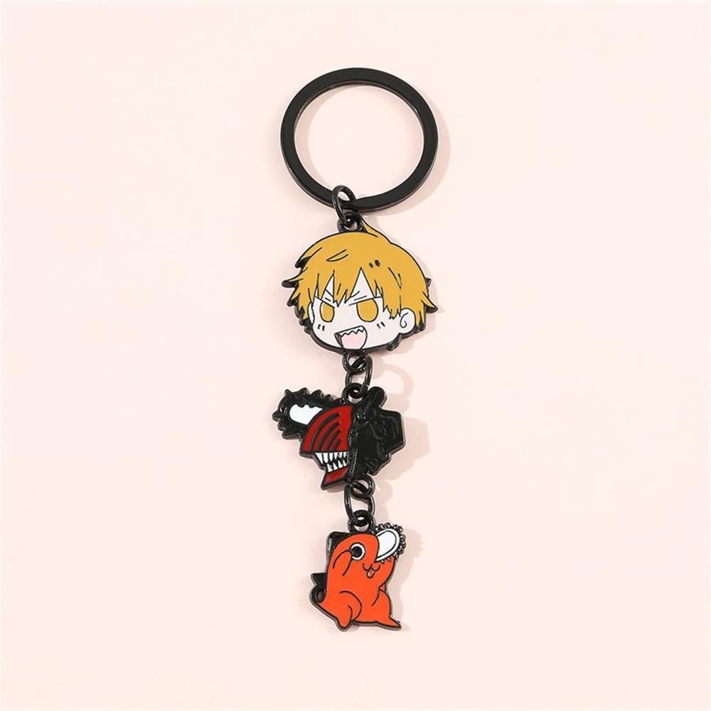 Anime Chainsaw Man - Denji Pochita Metal Anahtarlık