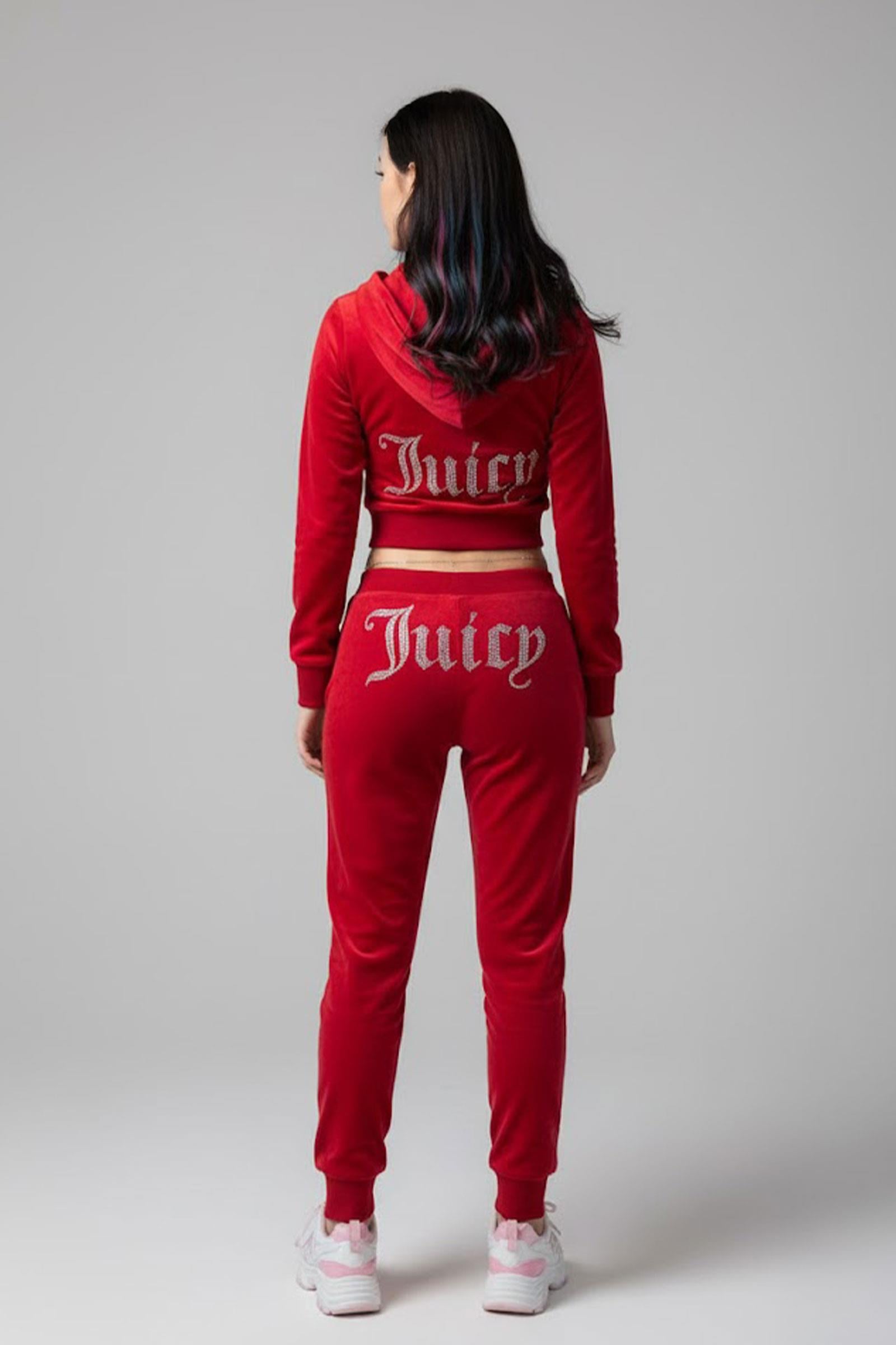 Kırmızı Juicy Kadife Pijama Takımı