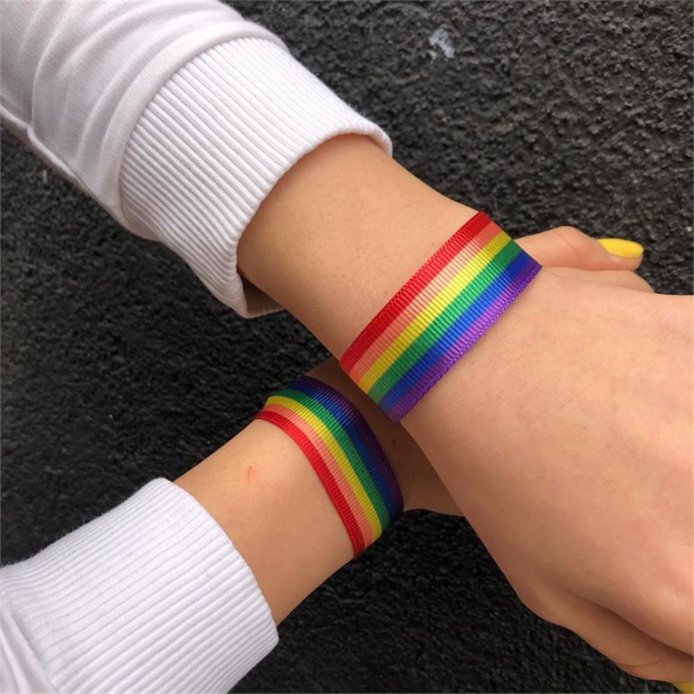 Lgbt - Rainbow(Gökkuşağı) Şerit Bileklik
