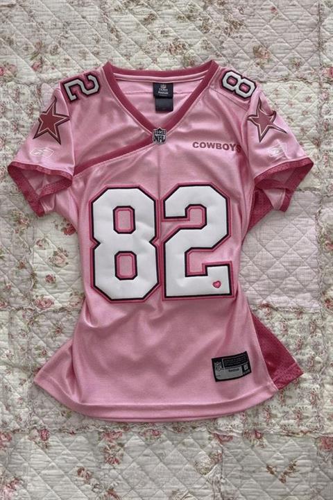 Pembe Pembe Dallas Cowboys 82 Jason Witten NFL Forma