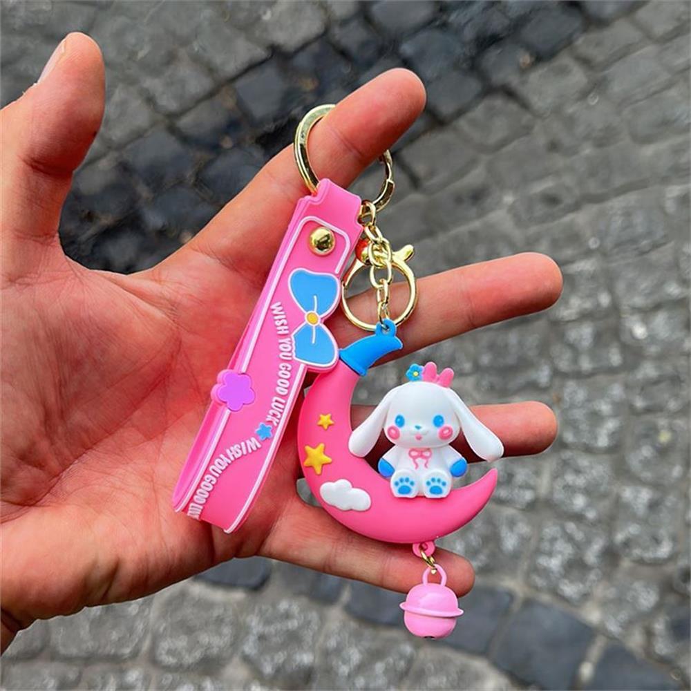 Pembe Sanrio - Wish You Good Luck Silikon Anahtarlık