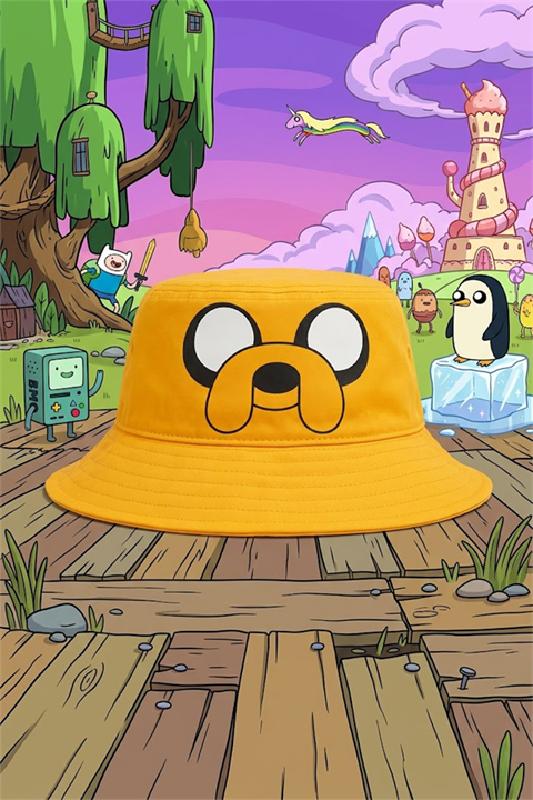 Sarı Adventure Time Jack Bucket Şapka