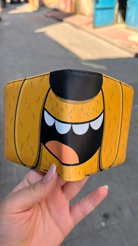 Sarı Adventure Time Jack Mouth Erkek Cüzdan