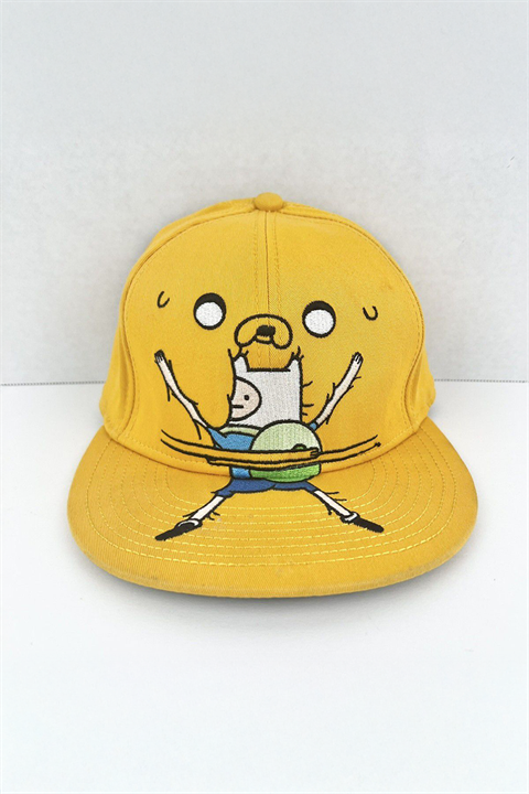 Sarı Adventure Time Sarılan Finn and Jack Baseball Şapka