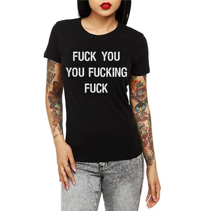 Shameless - Fuck You You Fucking Fuck Kadın T-Shirt