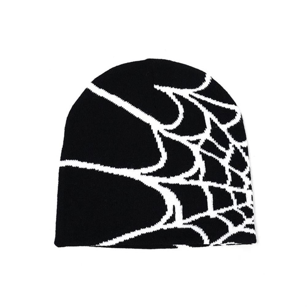Siyah Beyaz Spider-Man Örümcek Ağ Bere