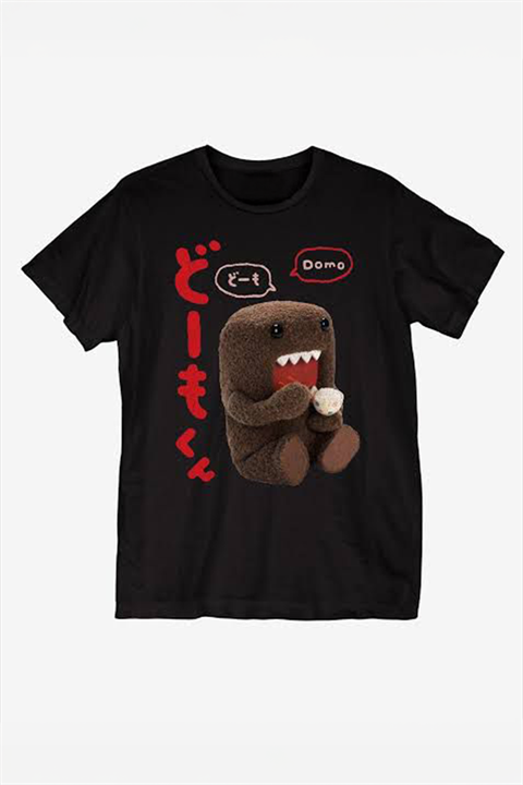 Siyah Domo-Kun Y2K Unisex T-Shirt