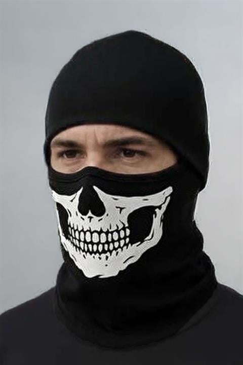 Siyah Ghost Termal Kar Maskesi
