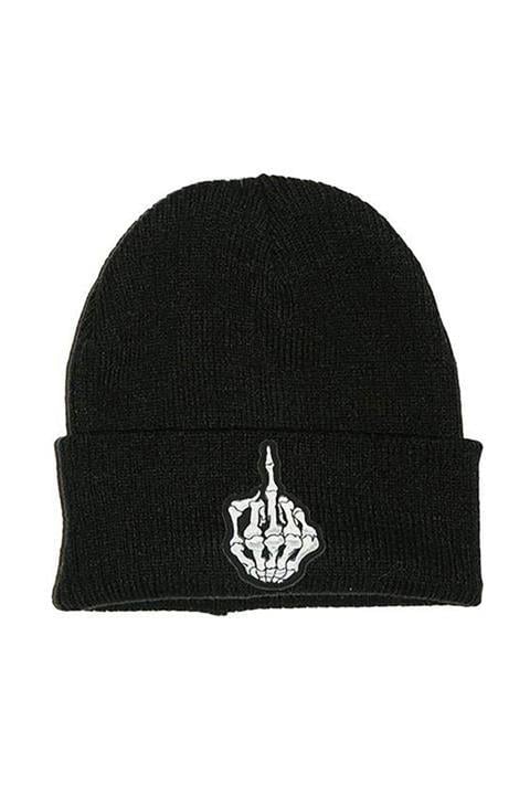 Siyah Gothic Skeleton Hand Bere