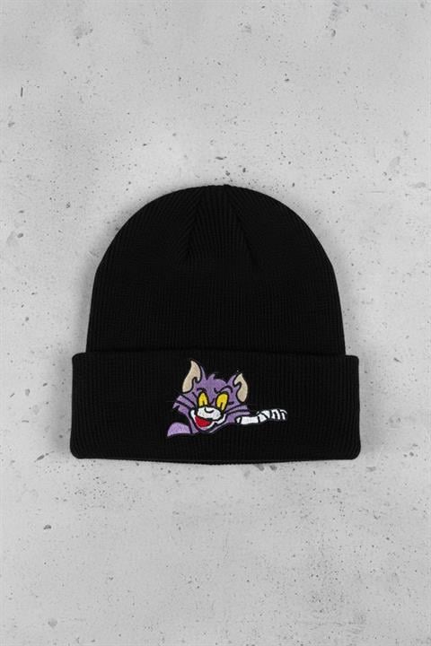Siyah Tom adn Jerry Tom Nakış Bere