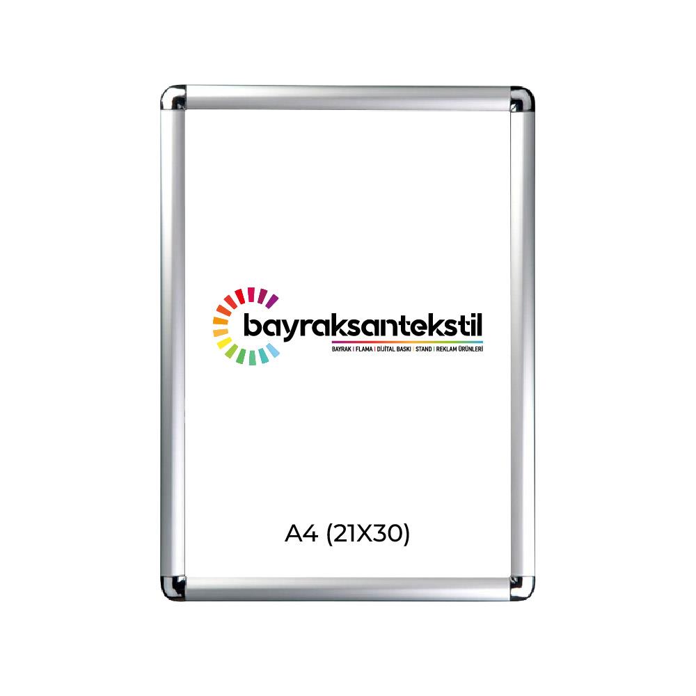A4 Alüminyum Açılır Kapanır Rondo Çerçeve