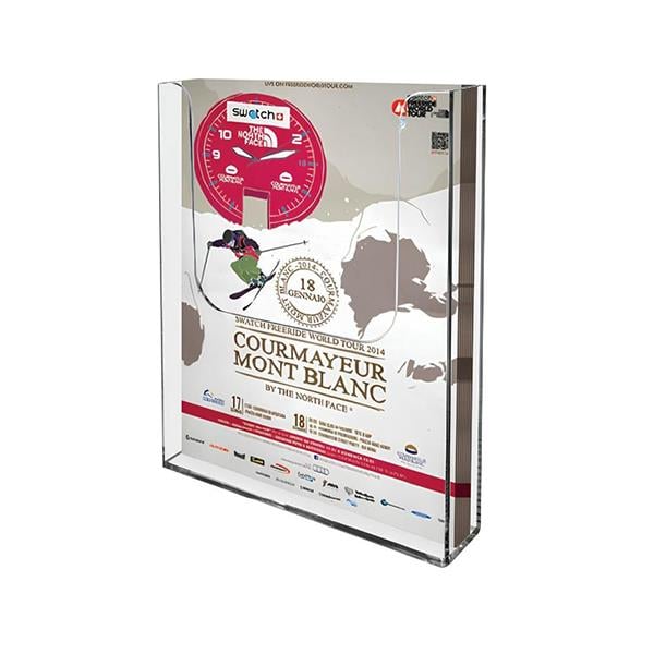 A5 Duvar Tipi Cep Akrilik Evrak Rafı Broşürlük