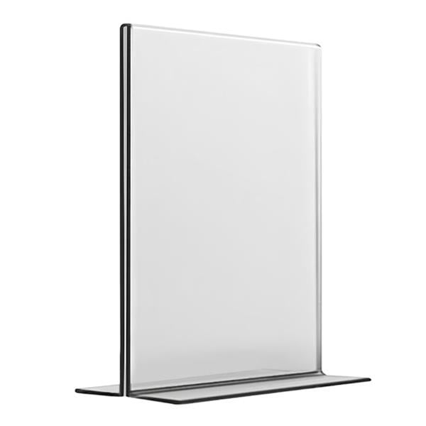 A6 Masaüstü T Tipi Dikey Pleksi Föylük Broşürlük Fiyatlık