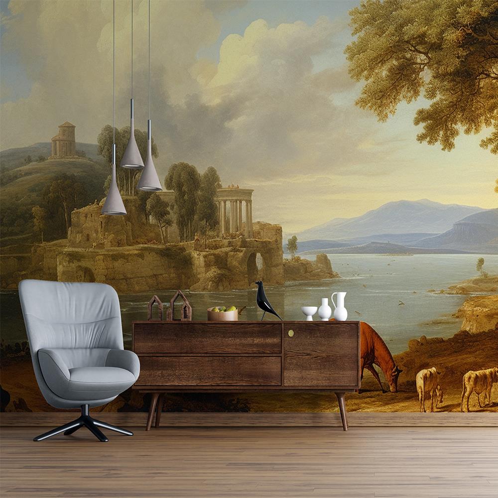 Antik Manzara Duvar Kağıdı