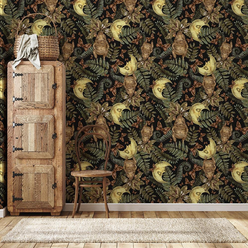 Gece Ormanı Duvar Kağıdı