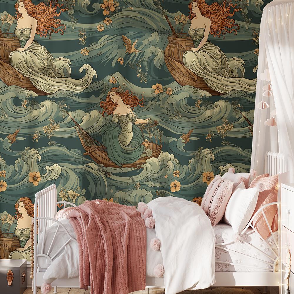 Gizemli Dalgalar Duvar Kağıdı