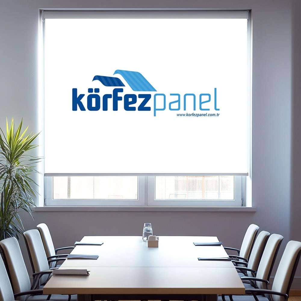 Reklam ve Logo Baskılı Stor Perde