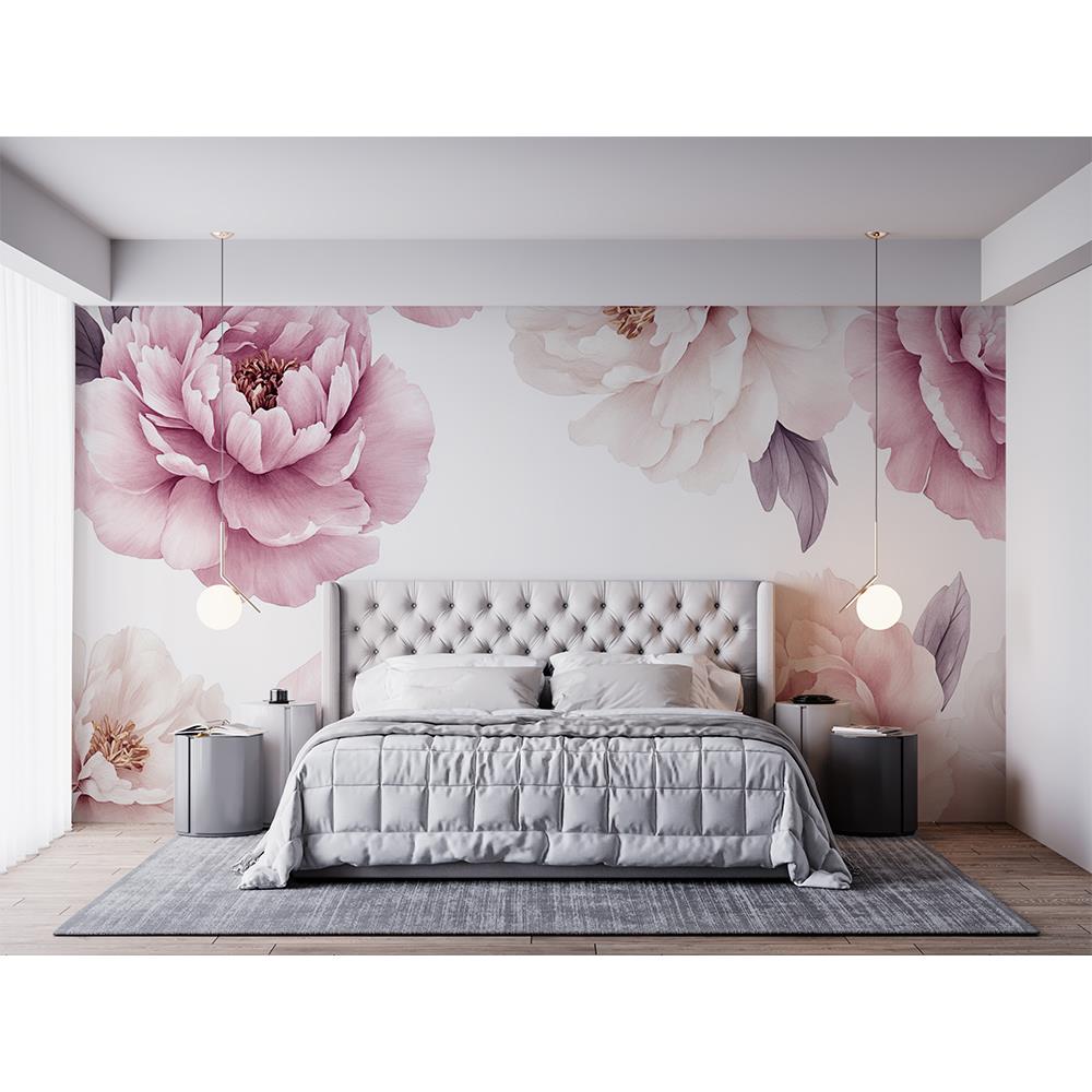 Toz Pembe Şakayıklar Duvar Kağıdı